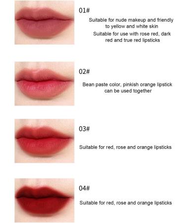 4-in-1 Lip Pen | Squeeze Lip Pencil Makeup Pen Lip Liner - Long-Lasting Waterproof Lip Liner for Everyday Makeup Gifts for Women and Parties - Buy Online on GoSupps.com