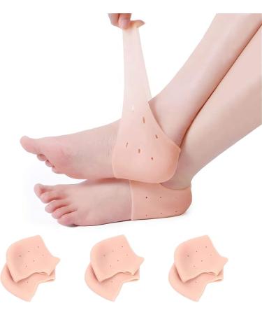 Buy Silicone Heel Covers & Moisturizing Cushions - Anti-Crack Protection for Men & Women - 2 Pairs - International Shipping Available - Buy Online on GoSupps.com