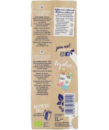 Organic sugar-free oat drink 1 l Isola Bio - Buy Online on GoSupps.com