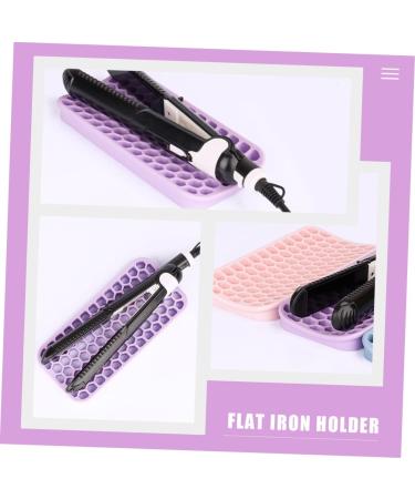 SKISUNO 2pcs Hairdressing Potholder Curling Iron Mat Curling Wand Mat Silicone Mat for Hair Tools Silicone Hair Tool Holder Counter Curling Wand Holder Silicone Straightener Holder - Buy Online on GoSupps.com