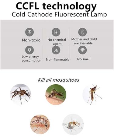 Indoor Mosquito Killer CCFL Light Trapping Mosquito Killer Low Noise Inhalation Mosquito Killer (Color : Black) - Buy Online on GoSupps.com