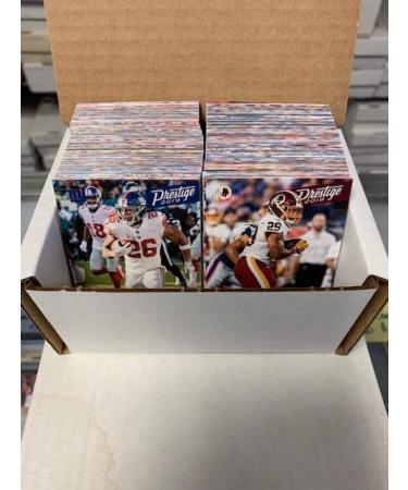 2019 Panini Prestige NFL Football Complete NM-MT Hand Collated Set of 200 Veteran Cards - No Rookies or Short Prints. Includes NFL Stars like Josh Allen (2nd Year Card) Lamar Jackson (2nd Year Card) Saquon Barkley Ezekiel Elliott Aaron Rodgers Andrew Luck