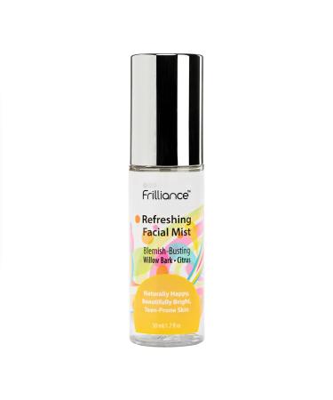 Hydrating Facial Mist Spray Set and Refresh Citrus Rain Vegan Cruelty Free Hypoallergenic for Teens of All Skin Types 50 ml / 1.7 fl oz