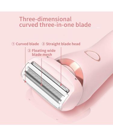 Shaver Electric Shaver 2 in 1 Electric Shaver Razors for Women Waterproof Wet and Dry 2 Use Wireless Bikini Trimmer for with Detachable Head Epilator s (Blue) - Buy Online on GoSupps.com