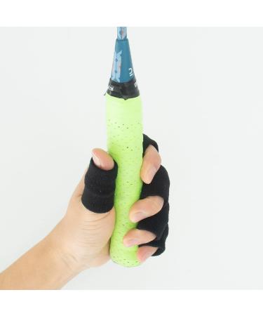 Buy Finger Splints Set of 10 - Compression Finger Sleeves & Thumb Braces for Basketball & Tennis - Elastic Black Covers for Support & Protection - Buy Online on GoSupps.com