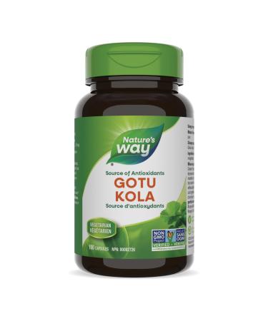 Nature's Way Gotu Kola Antioxidant 100 Vegetarian Capsules 100 count (Pack of 1)