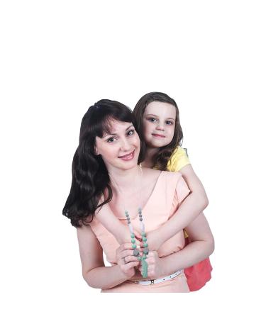 2pcs Baby Chew Necklace for Mom and Baby Teething - Sensory Chew Necklaces with Feather Pendants for Kids and Adults with Special Needs - Blue - Buy Online on GoSupps.com