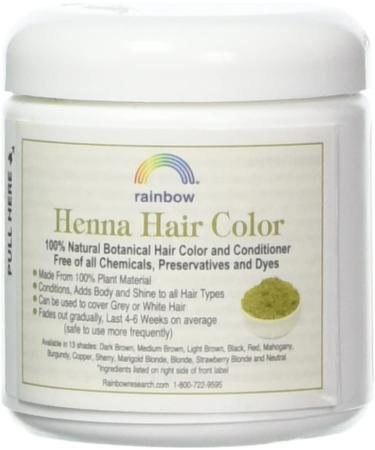 Rainbow Research Henna Hair Color & Conditioner - Persian Brown Chestnut 4oz (HEN40004) - Medium Brown (Pack of 1) - Buy Online on GoSupps.com