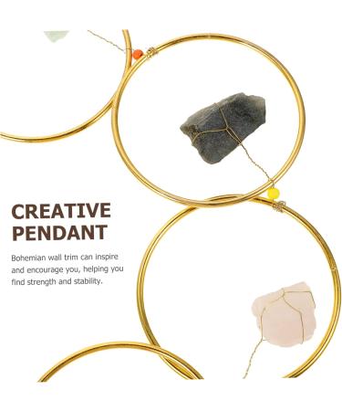 Alipis Gemstone Wall Decoration Ornament Exquisite Pendant Chakra Novelty Pendant Fine Phase of The Moon - Buy Online on GoSupps.com