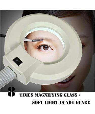 Portable ES Magnifier with LED Lights Floor-Standing 360 Table Adjustable Light lamp Rotation Super High Clarity Lightweight Easy to Control 8X Macular Degeneration Reading L Full of Stars - Buy Online on GoSupps.com