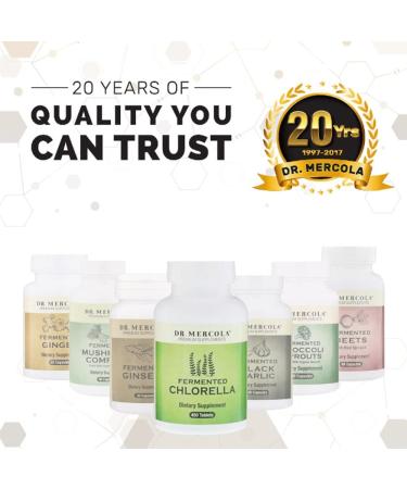 Buy Dr. Mercola Fermented Chlorella | 450 Tablets - Premium Superfood for Detox & Health - Buy Online on GoSupps.com