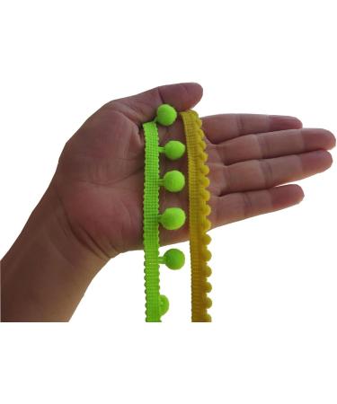 Ball Fringe Trim 10 Yards - Mini Pom Pom Trim for DIY Crafts - Royal Blue 5mm - Buy Online on GoSupps.com