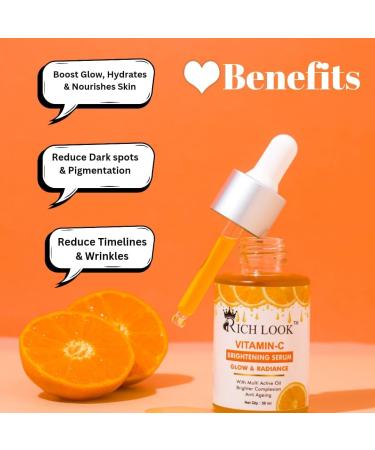 BEMT Vitamin C Facial Serum Lightweight Daily Skincare Formula for Smooth Fresh-Looking Skin Fast-Absorbing & Hydrating - Buy Online on GoSupps.com