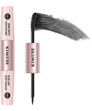 Yeeda Mascara And Eye Liner In One Piece Mascara And Eyeliner With Ultra Fine Brush Head Long Lasting Natural Eye Looking Mascara & Liquid Eyeliner 2 In 1 For Travel Microblading - Buy Online on GoSupps.com