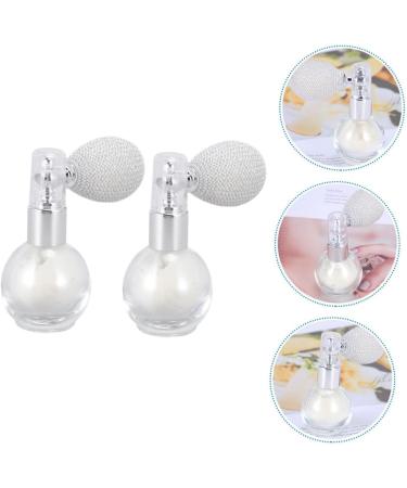 FOMIYES 4 Pcs Spray Glitter Spray Mist Bottle Makeup Powder Spray Glittering Powder Sprayer Round Perfume Whitex2pcs 7.5x6cmx2pcs - Buy Online on GoSupps.com