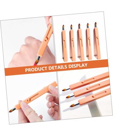 Mikinona 1pc Retractable Lip Brush Makeup Brush Lip Eyeshadow Lipstick Gloss Applicator Cosmetics Brush Tool Eyeshadow Foundation Brush Makeup Lip Brush Makeup Tool - Buy Online on GoSupps.com