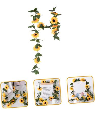 Yardenfun Simulated Sunflower Faux Sunflowers Sunflower Baby Shower Decorations Fake Artificial Sunflower Vine - Buy Online on GoSupps.com