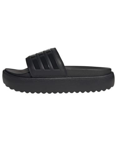 adidas Women's Adilette Platform Slides 39 EU Core Black Core Black Core Black