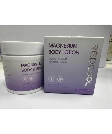 Redcool Doracome Magnesium Lotion | Magnesium Cream for All skin types Bedtime Routine Fast-Absorbing Non-Greasy Unscented for Legs Calves & Feet 4.23 fl oz-zz-03