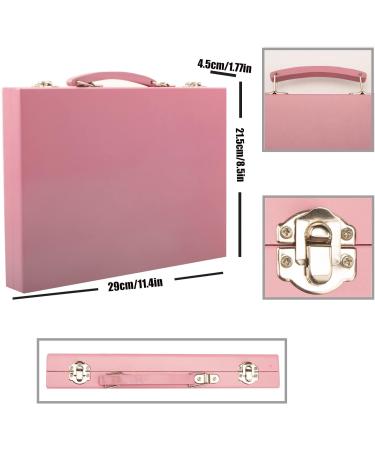 KINSPORY 86PC Art Set for Kids - Wooden Case Drawing Kit with Sketch Book, Markers, Crayons, and Pencils - Ideal for Budding Artists, Teens, Boys, Girls - Pink - Buy Online on GoSupps.com