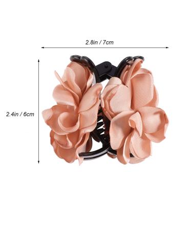 4 Large Hair Claw Clips - Rose Hair Jaw Barrettes for Women & Girls - Best International Shipping - Buy Online on GoSupps.com