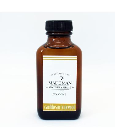 Carribean Teakwood Cologne by Made Man Shower&Shave 3 oz Carribean & Teakwood