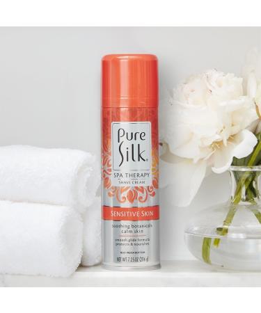Silk Infused Sensitive Skin Spa Shave Cream for Women - 7.25 Oz - Buy Online on GoSupps.com