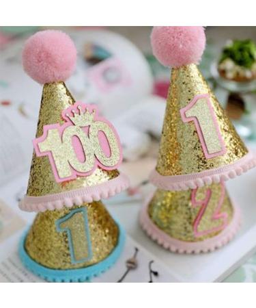 Party Hat Dog Puppy Party Cat Costume Sequins Hat Headwear Accessory Birthday Party Pet Supplies (Blue 2years) - Buy Online on GoSupps.com