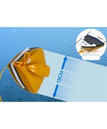 Double-Sided Magnetic Glass Wiper Cleaner 4 Gear Adjustable Magnetic Force for Double Glazed Windows Suitable for Home Office Car Glass 4-40 mm - Buy Online on GoSupps.com