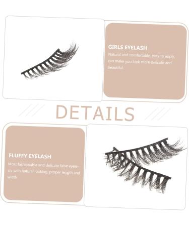 FRCOLOR 8 Pairs Chemical Fiber False Eyelashes Masquerade Fake Natural Lashes Reusable Fake Eyelashes False Lashes Natural Dense False Lashes Pesta as Postizas Naturales 3d Cosmetics Soft - Buy Online on GoSupps.com