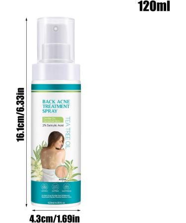Skin Mist Soothes Irritation 120ml Liquid Against Blemishes Body Acne Spray Improves Skin Clarity For Women Men Youth Shoulder Arm Leg Ma - Buy Online on GoSupps.com