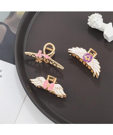 Eddie Munson Anime Hair Claw Clips Set - Cute Butterfly Metal Hair Accessories (3 pcs) - Cartoon Gifts for Fans Girls & Women - Buy Online on GoSupps.com