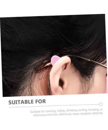 Osaladi 20 Pairs Anti-Slip Glasses Covers - Pink Tension Nerd Wax Frame Hooks & Mini Holders - Buy Online on GoSupps.com