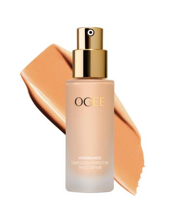 Ogee Complexion Perfecting Liquid Foundation - Lightweight Tinted Moisturizer For Face (Linden 1.25N - Light Beige, Neutral Undertone) - with Vitamin C & Jojoba Oil - Certified Organic & Made in USA Linden 1.25N - Light Bei