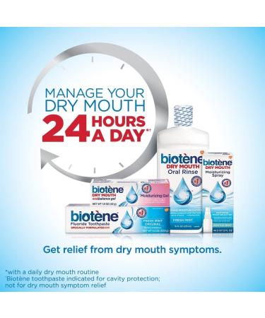 Biotene Dry Mouth Oral Rinse Fresh Mint 16 oz (Pack of 5) - Buy Online on GoSupps.com