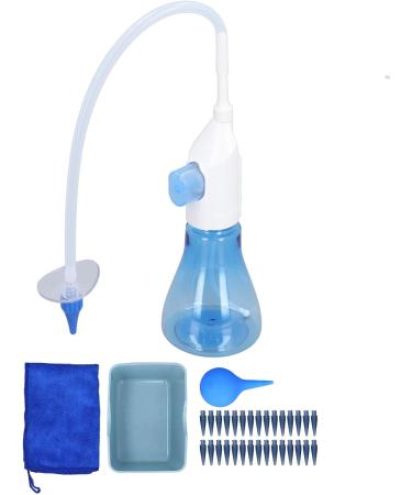 Buy Ear Wax Removal Tool Kit | 30 Nozzles Manual Ear Irrigation Washer for Adults & Kids - Effective Ear Cleaner (Sky Blue) - International Shipping Available - Buy Online on GoSupps.com
