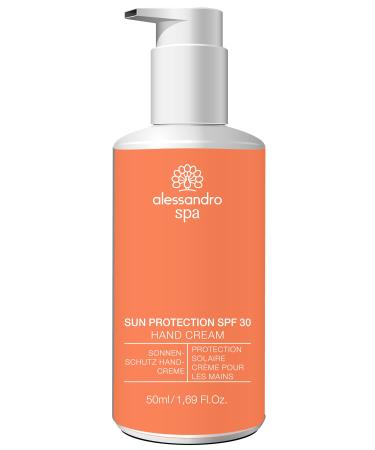 alessandro SUN PROTECTION sun cream for hands SPF 30 60 g 50 ml (1 pack) - Buy Online on GoSupps.com