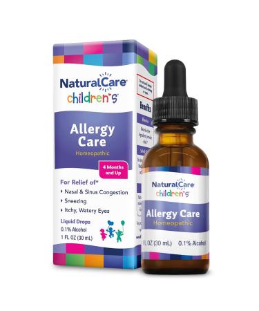 NaturalCare Children's Allergy Care Homeopathic Liquid Drops 1 Fl Oz