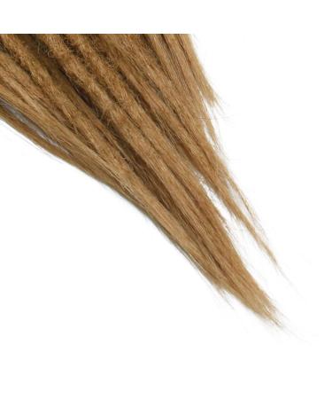 20 Inch Synthetic Dreadlocks - 10 Strands Pack Double Ended Extensions | Soft Light Brown 27# Crocheted Braided Hair for Reggae Hip-Hop & Hippie Style - Buy Online on GoSupps.com