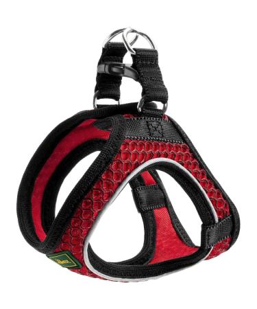 HUNTER HILO COMFORT harness for small dogs with mesh material and reflective elements red XS Red XS