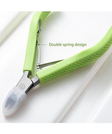 Nails Care Cuticle Trimmer With Soft Rubber Handle Full Jaw Cutter For Accurate Cuticle Removal Professional Nails Tool - Buy Online on GoSupps.com