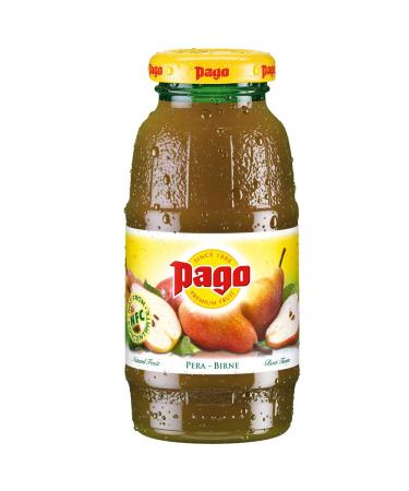 Pago Pago Pear juice cl 20 x 24 glass bottles of fruit juice