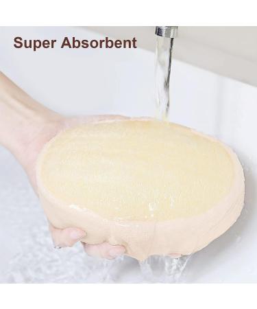 CYCOCRE Natural Exfoliating Loofah Sponge Shower Scrub - 2PCS Premium Body Scrubbers for Men and Women - Buy Online on GoSupps.com