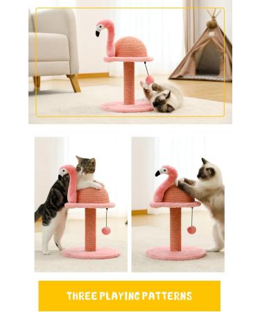 Petepela Cat Scratching Post - Interactive Toy Ball - Replacement Sisal Scratching Pole - Pink - Buy Online on GoSupps.com