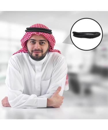 SOIMISS Male Arab Shemagh Headband - Desert Turban Keffiyeh Hijab for Men | East Headscarf Costume | Dubai Muslim Middle Scarf - Buy Online on GoSupps.com
