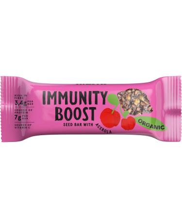 Organic Seed Bars with Acerola - 24 x 35g - Immunity Boost - High Fiber Snack - Buy Online on GoSupps.com