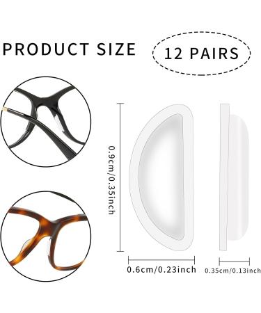 Amissz Self-Adhesive Nasal Pads for Glasses | 10 Pairs Anti-Slip Silicone Nose Pads | Transparent Non-Slip Soft Pads for Sunglasses & Eyewear - Buy Online on GoSupps.com