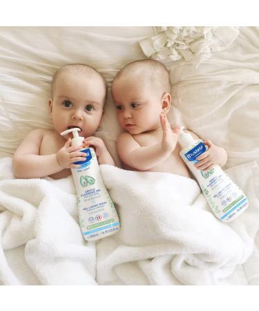 Mustela Baby Gentle Cleansing Gel - Avocado & Vitamin B5 Hair & Body Wash - Biodegradable & Tear-Free - 1 or 2-Pack - Various Sizes - Buy Online on GoSupps.com