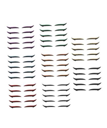 DRESSOOS 40 pairs Eyeliner Skin Tools Stickera Strips Glitter Eye Shadow Stickers Fashion Eyeshadow Sticker