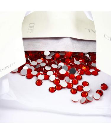 Yantuo Rhinestones Flat Back Red ss16 1440pcs Lt.Siam 4mm Round - DIY Bling Nail Art Craft Decorations - Buy Online on GoSupps.com